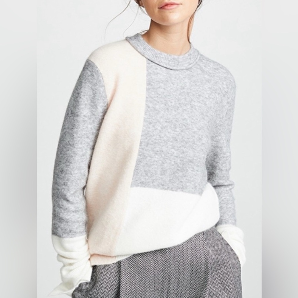 3.1 PHILLIP LIM Lofty colorblock knitted sweater S
